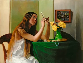 Aan de kaptafel, 1911